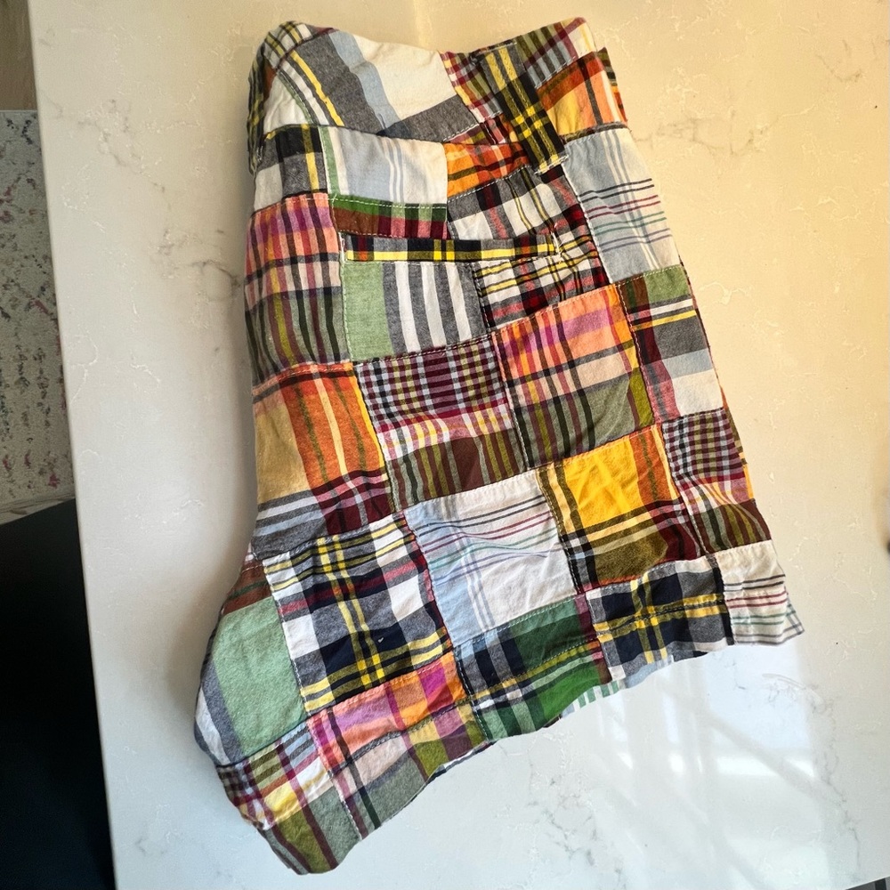 J Crew Madras shorts
